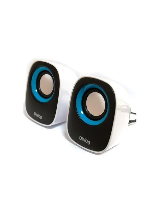 DIALOG Колонки AC-06UP компьютерные, черный, черный