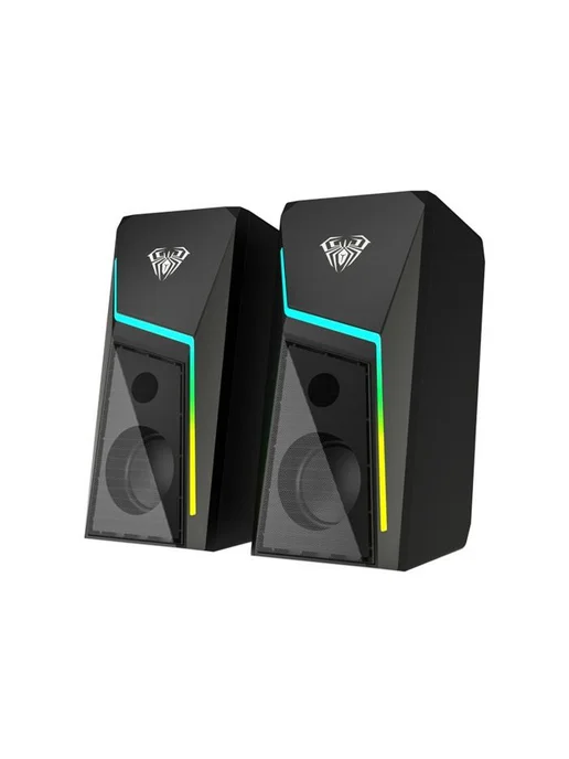 AULA Колонки N-521 компьютерные, черный, черный