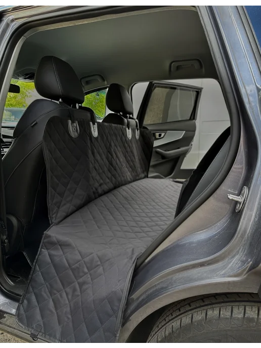 CAR PARADISE Автогамак для собак и животных в машину, черный, фото 2