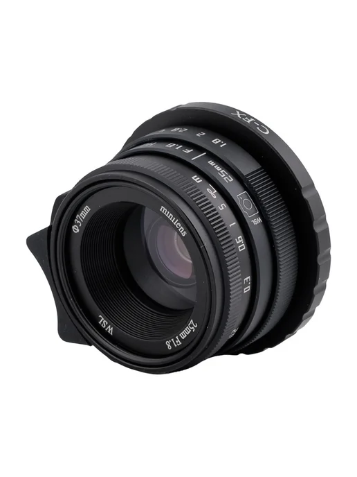 cctv Объектив 25mm F1.8 для Fuji X APS-C, черный