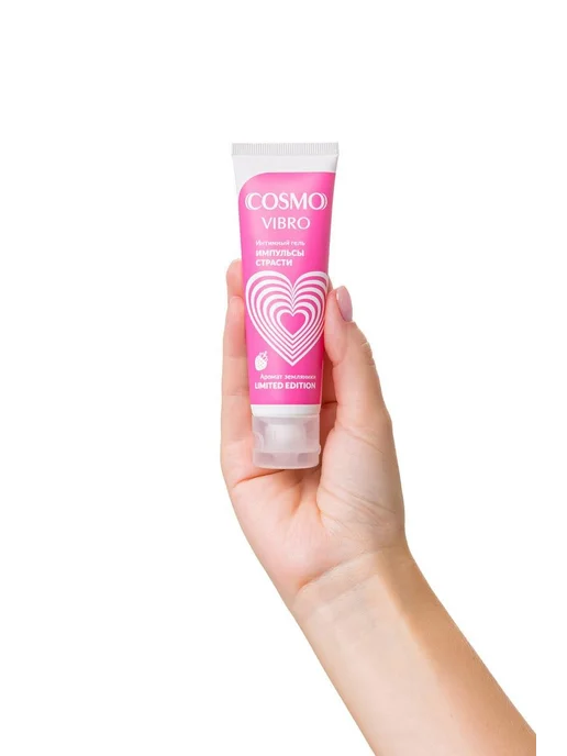 Биоритм Cosmo Vibro Земляника, 50 г — возбуждающий гель, 50 г, фото 4