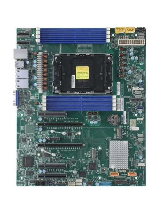 Supermicro Материнская плата MBD-X13SEI-F-B LGA 4677 8хDDR V 2хM.2, зеленый, фото 4
