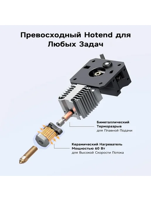 Creality Ender 3 V3 KE 3д принтер размер печати 220*220*240 мм, 220x220x240 мм, фото 7
