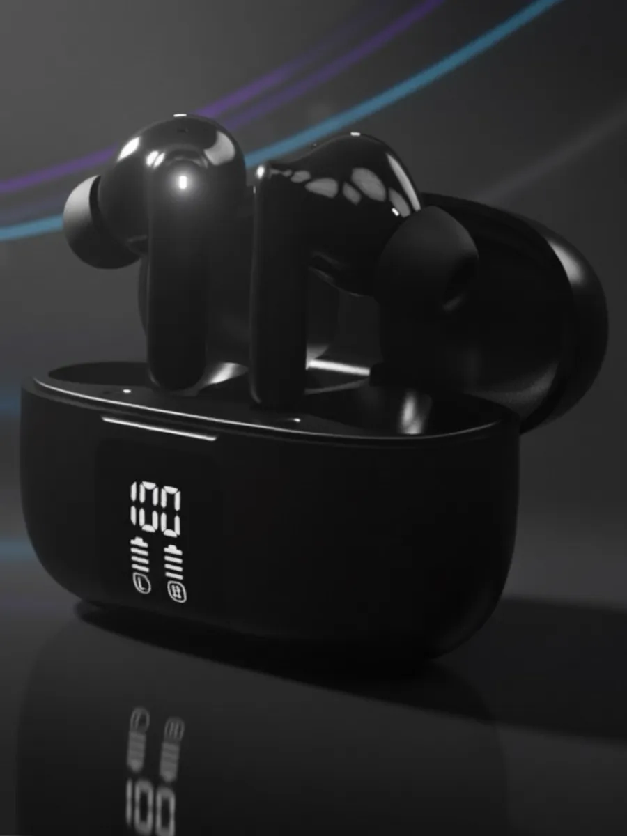 Беспроводные наушники BOZEX Clarity с AI и приложением, чёрный