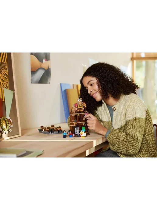 LEGO Конструктор Minecraft 21272 Боевой ринг в лесном особняке, зеленый, фото 7