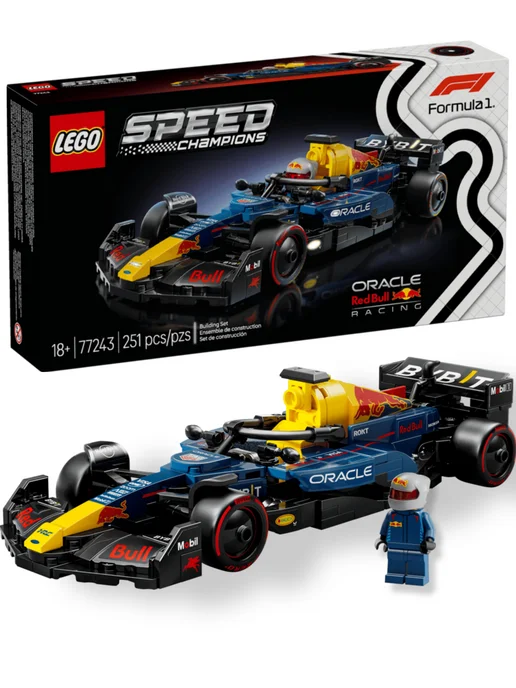 LEGO Конструктор Speed Champions 77243 Oracle Red Bull Racing, красный, фото 2