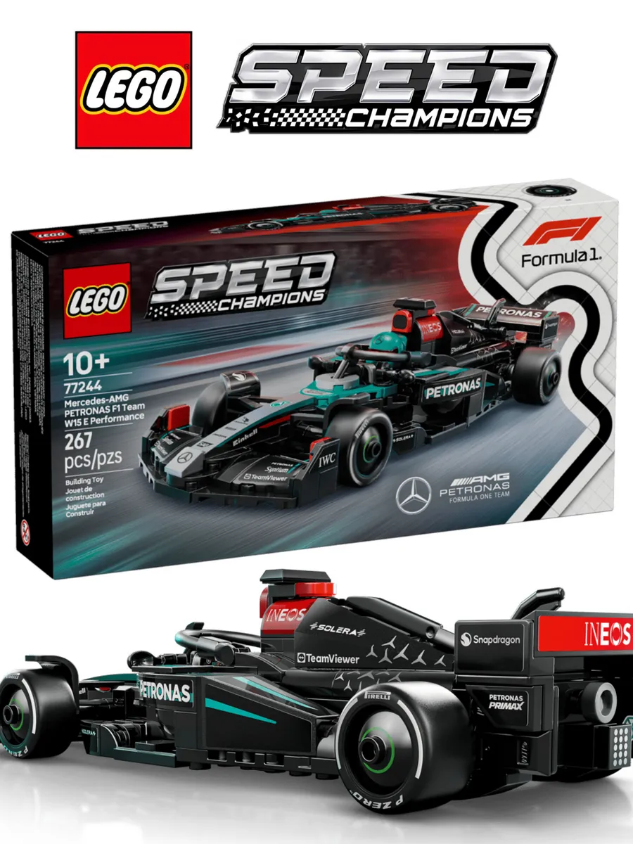 Конструктор Speed Champions 77244 Mercedes-AMG F1 W15