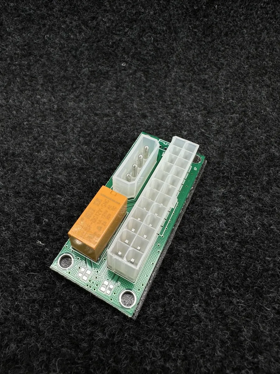 Синхронизатор запуска БП с реле 24Pin + molex