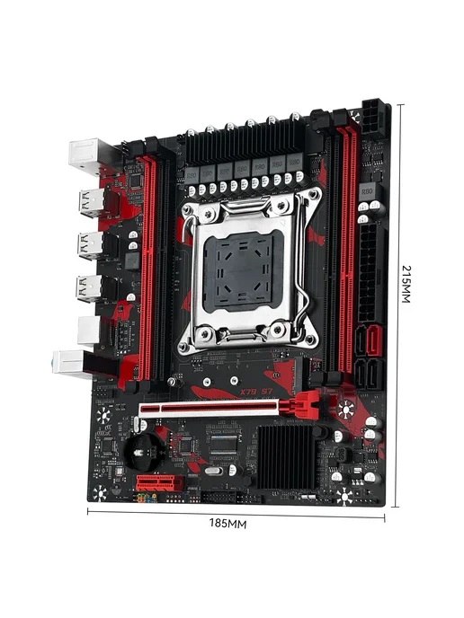 MAHCINIST x79 Материнская плата s7 + E5 2670 V2 cpu + 32gb DDR3, 32 ГБ, фото 2