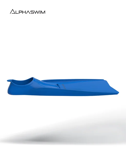 ALPHA SWIM ласты для плавания взрослые для бассейна и снорклинга, синий, фото 4