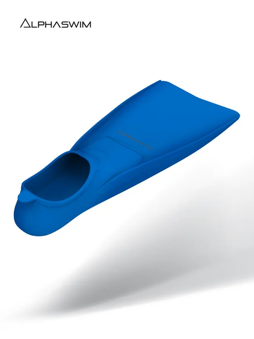 ALPHA SWIM ласты для плавания взрослые для бассейна и снорклинга, синий, фото 6