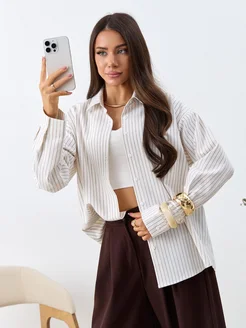 Рубашка летняя оверсайз школьная Say Love 415522287 купить за 2 003 ₽ в интернет‑магазине Wildberries