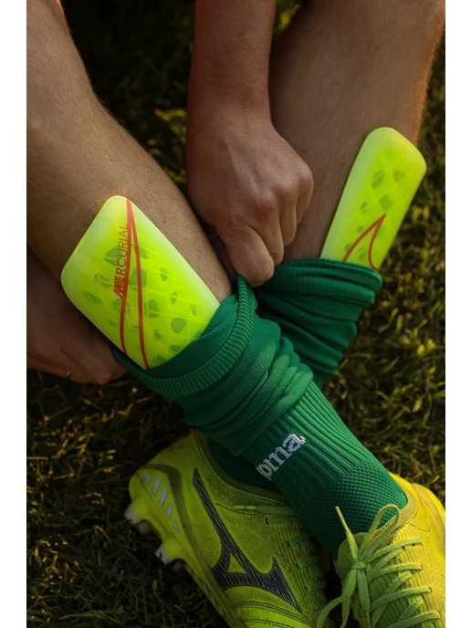 FA-FOOTBALL ACCESSORIES Щитки футбольные, зеленый, фото 8