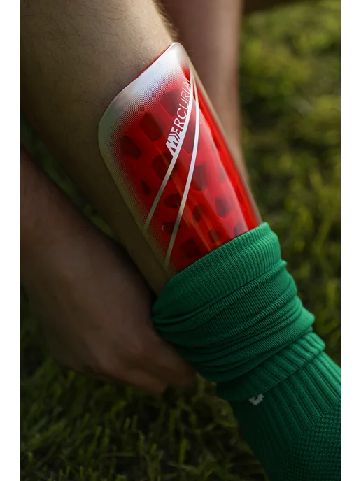 FA-FOOTBALL ACCESSORIES Щитки футбольные, красный, фото 3