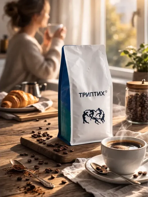 Триптих Кофе в зернах 1 кг Эфиопия Кушита, чернослив и шоколад, 1 кг, фото 6