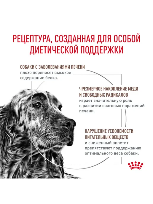Сухой корм Royal canin Hepatic Заболевание для собак, 1,5 кг, фото 4