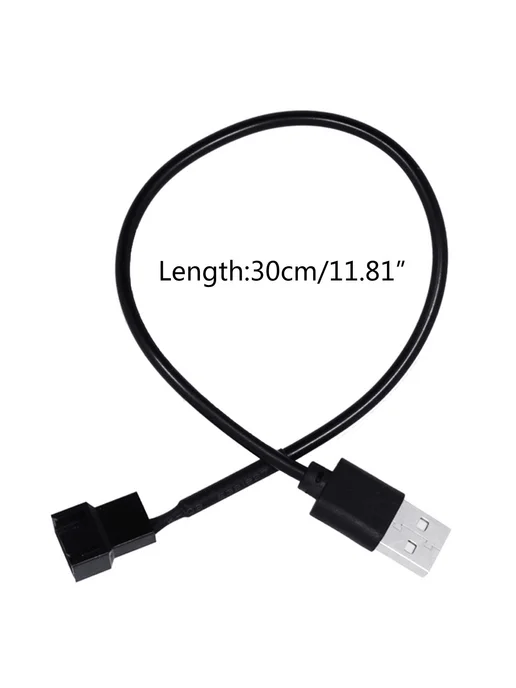 Кабель-адаптер USB для вентилятора 4-Pin Разноцветный, вариант, фото 5