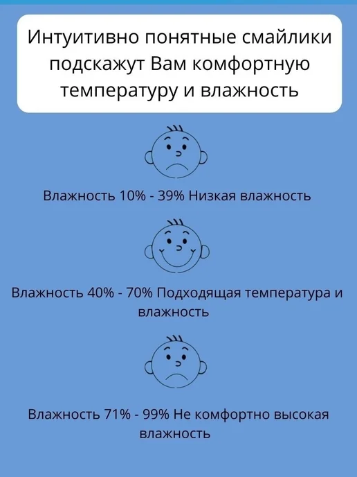 Термогигрометр белый, белый, фото 8