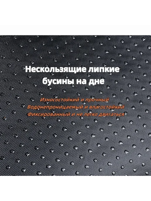 Лежанка для кошек и собак с мехом 400*400*150, темно-серый, 400x400x150, фото 8