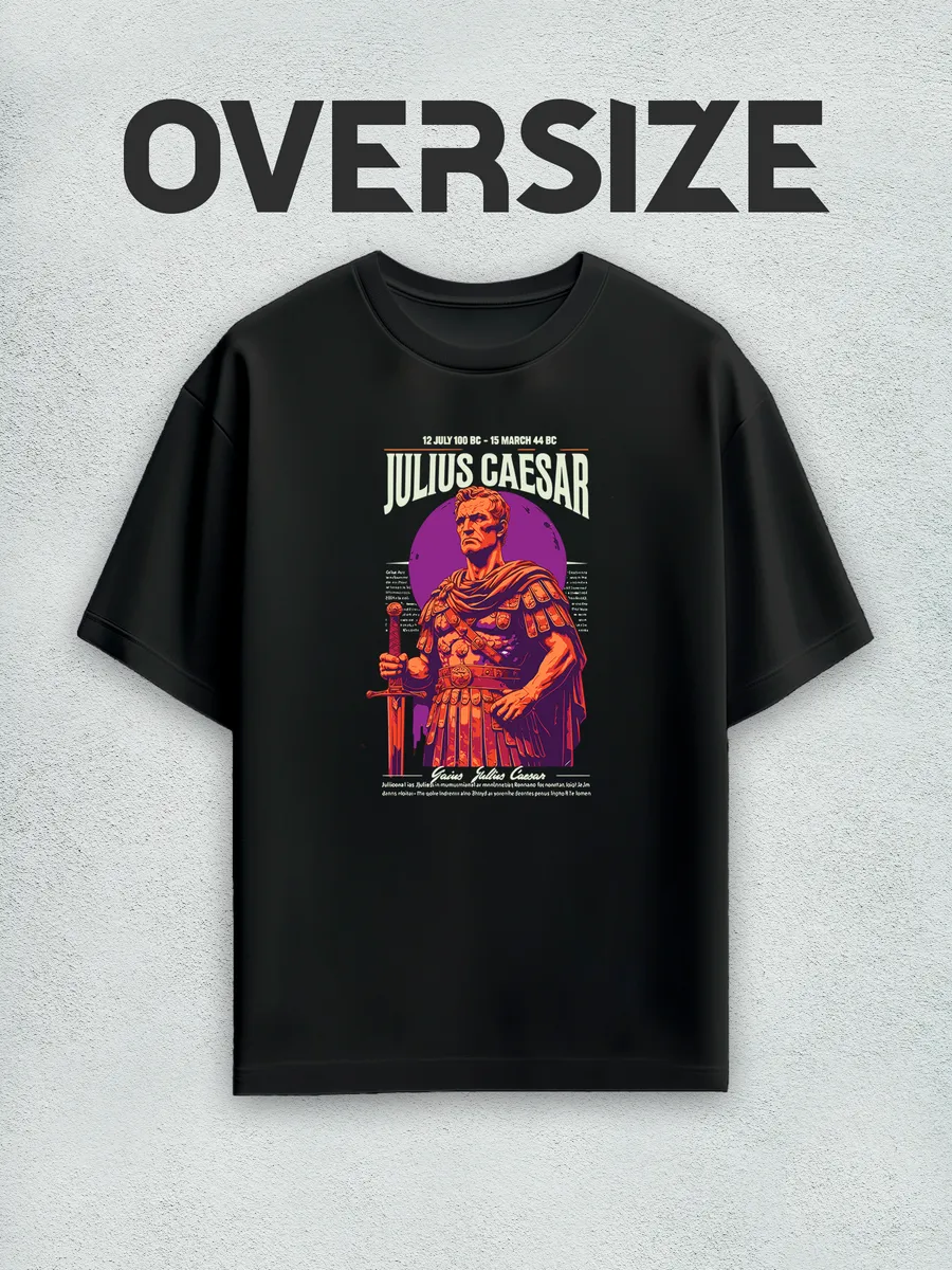 Футболка оверсайз с принтом статуя streetwear