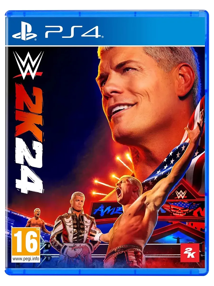 Игра для PS4: WWE 2K24 для PS4 (Английская версия)