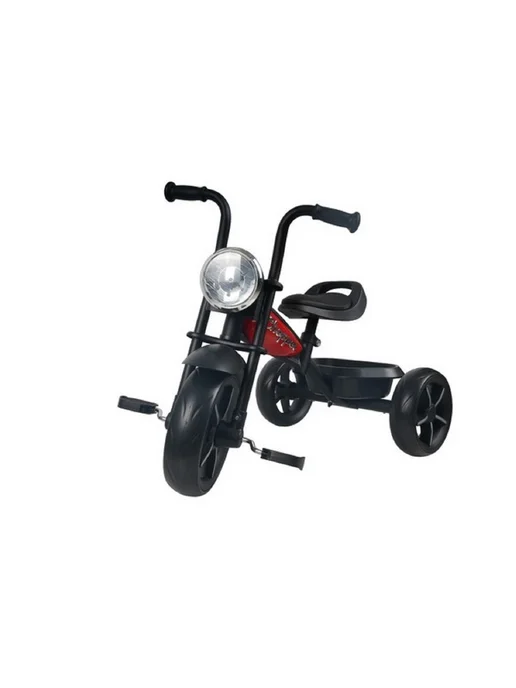 Chopper Велосипед детский трехколесный с ручкой, красный, фото 3
