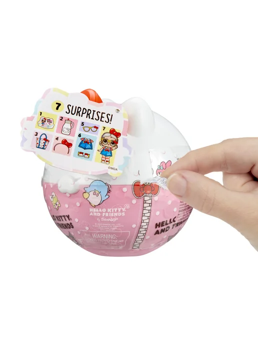 L.O.L. Surprise! Лол Сюрпрайз Кукла сюрприз в шаре Hello Kitty LOL, голубой, фото 8