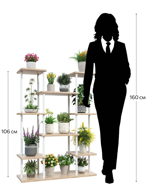Garden Show Подставка для цветов, 6 ярусов, 14 мест, вариант, фото 3