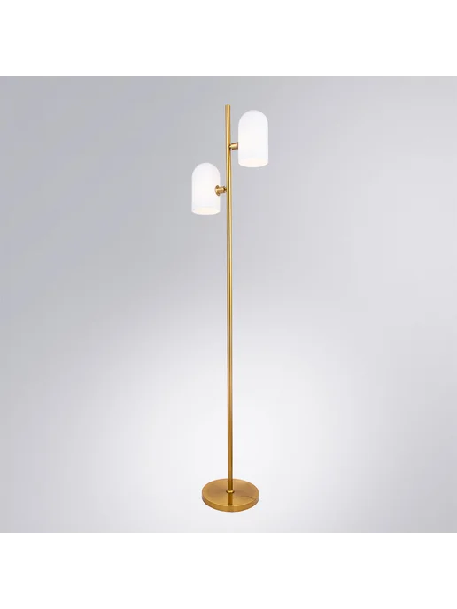 Arte Lamp Торшер CASSEL A5454PN-2PB, коричневый, фото 5