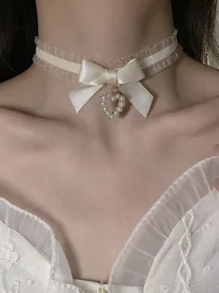 Чокер на шею с сердцем ажурный Твой рай 416103937 купить за 338 ₽ в интернет‑магазине Wildberries