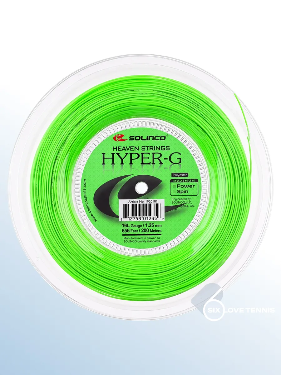 Теннисная струна Solinco Hyper-G 1,25, 200м