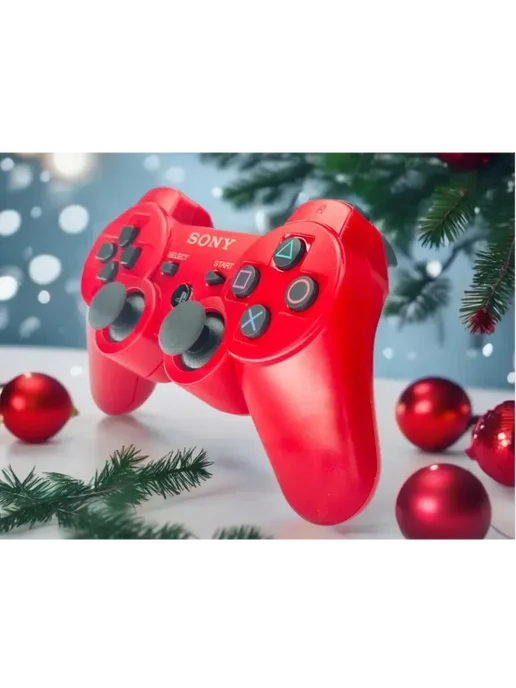 Eurocell Геймпад беспроводной PS3 Sony, красный, фото 5