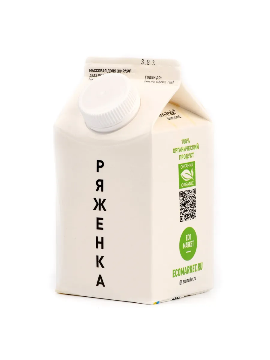 Ряженка органическая 4,2% - 500 мл