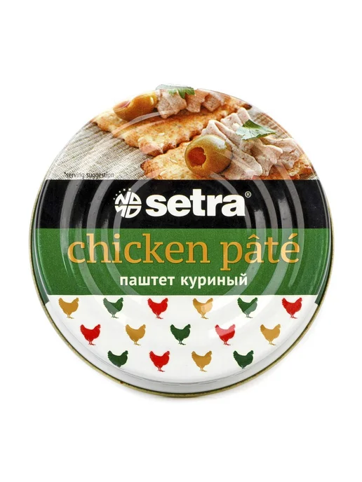 Паштет куриный без консервантов, Setra, вариант