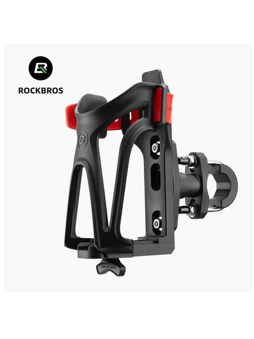 Rockbros Держатель для бутылки с водой для мотоцикла и велосипеда, черный