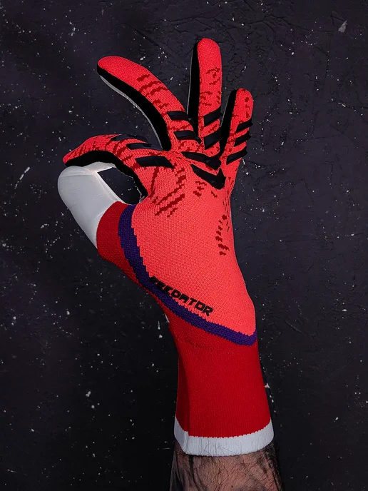 adidas Вратарские перчатки Predator Pro Pure Victory, белый, фото 2