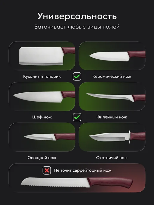 AVOS Точилка для ножей кухонных электрическая профессиональная, вариант, фото 7