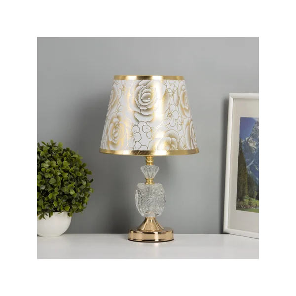 Лампа настольная, 1×40Вт Е27, подсветка Led,21×21×35.5см