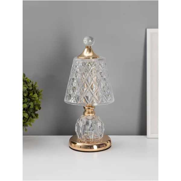 Лампа настольная Risalux, Led, 10Вт, ночник 3Вт, 14×14×33см
