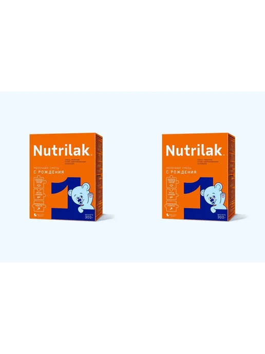 Nutrilak Смесь сухая молочная адаптированная до 6мес, 300г, 300 г, 2 шт