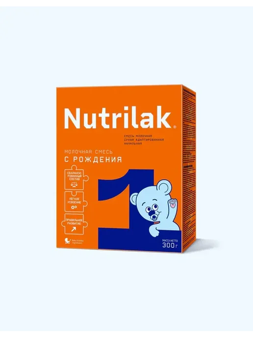 Nutrilak Смесь сухая молочная адаптированная до 6мес, 300г, 300 г, 2 шт, фото 2