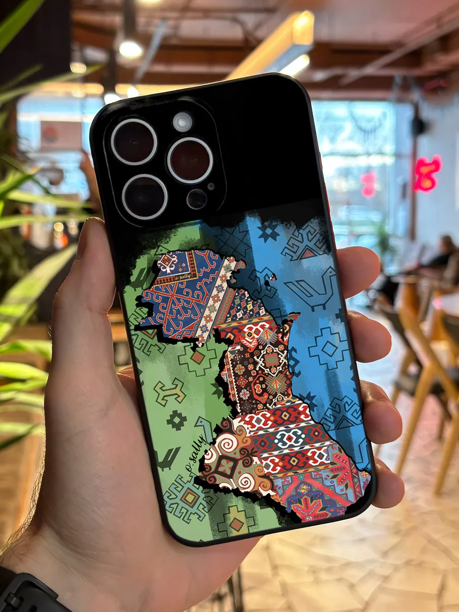 Чехол на Apple Iphone 15 Pro Max Карта Дагестана