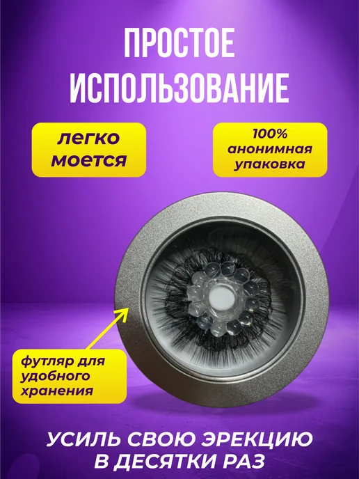 Эрекционное кольцо на член 18+, черный, фото 3