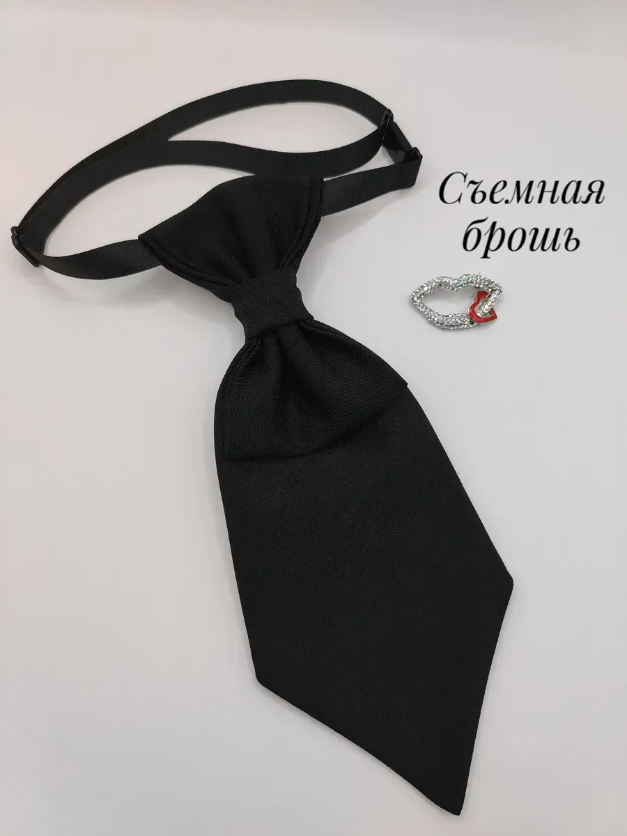 Галстук черный 006-0026Ч