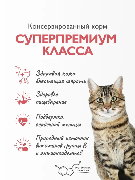 Брит кеа суперпремиум Корм для кошек влажный, индейка и лосось, 12 шт. по 75 г, 12 шт, 75 г, фото 3