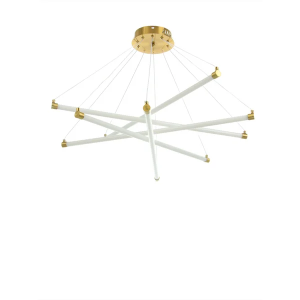 Светильник потолочный Крайс,5хLED,90Вт,3000к, 84×84×54-204см