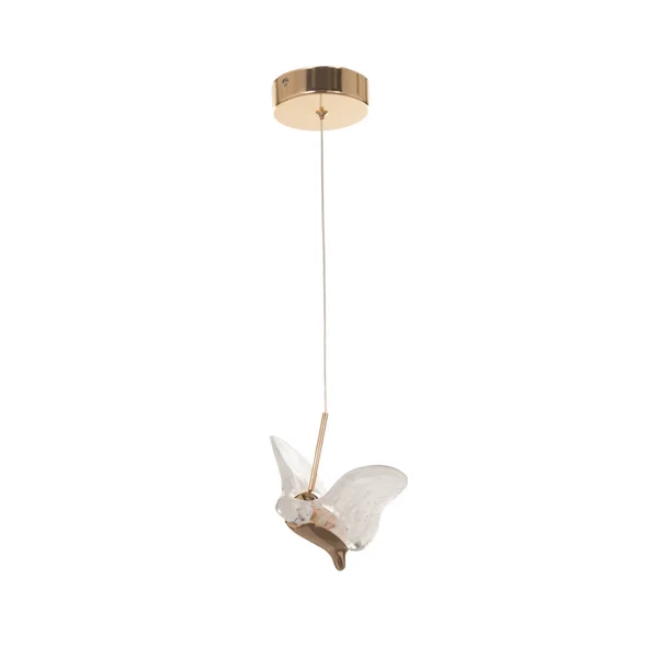 Светильник Птичка Led 5Вт 3000к золото 15х13х12,5-162,5 см