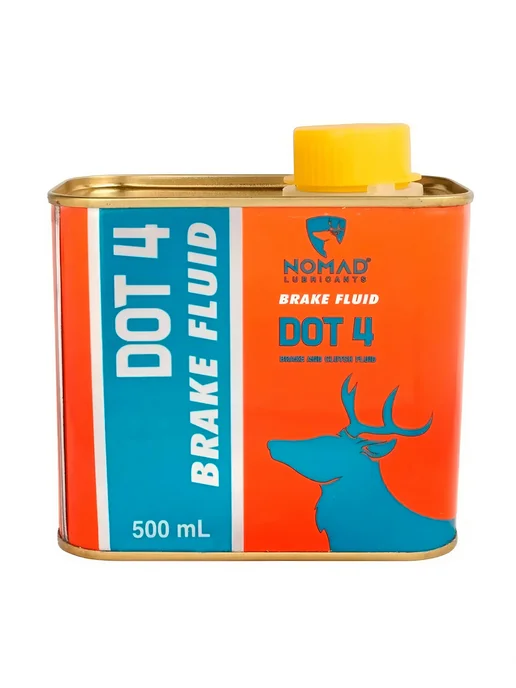 NOMAD LUBRICANTS Тормозная жидкость NOMAD Breake Fluid DOT-4 0.5 L, 0,5 л