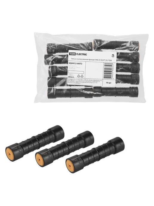 TDM Electric Гильза изолированная фазная ГИФ 25 (MJPT 25)10шт уп TDM, 10 шт, фото 4