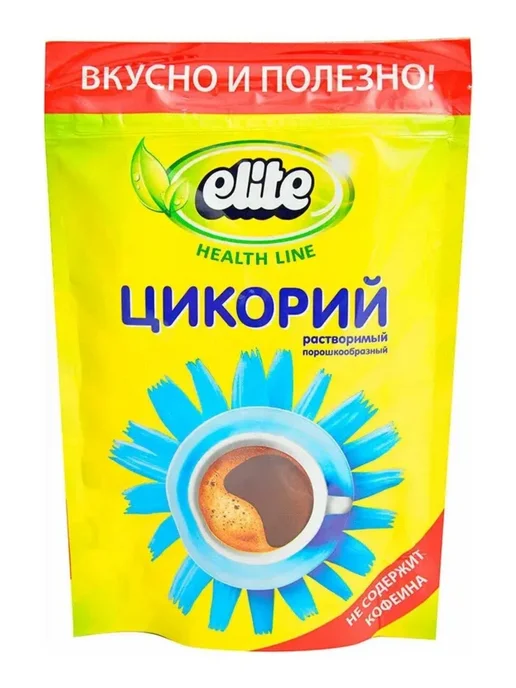 Elite Цикорий растворимый Health Line 100 г x 12 шт, 100 г, 12 шт, фото 6